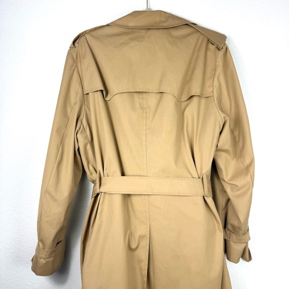 Clipper Mist vintage Classic Tan Trench Coat size 40 - Picture 6 of 14